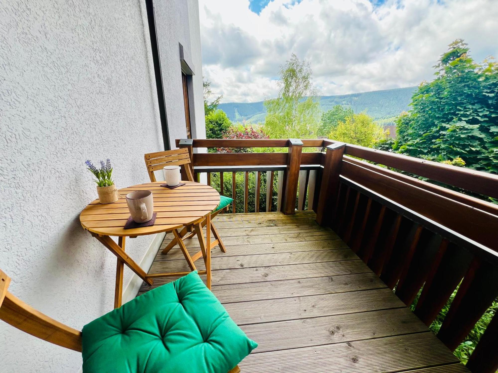 Ferienwohnung Panoramablick Mit Privatparkplatz, 2 Balkone Und 1,5 Baeder Titisee-Neustadt Exterior foto